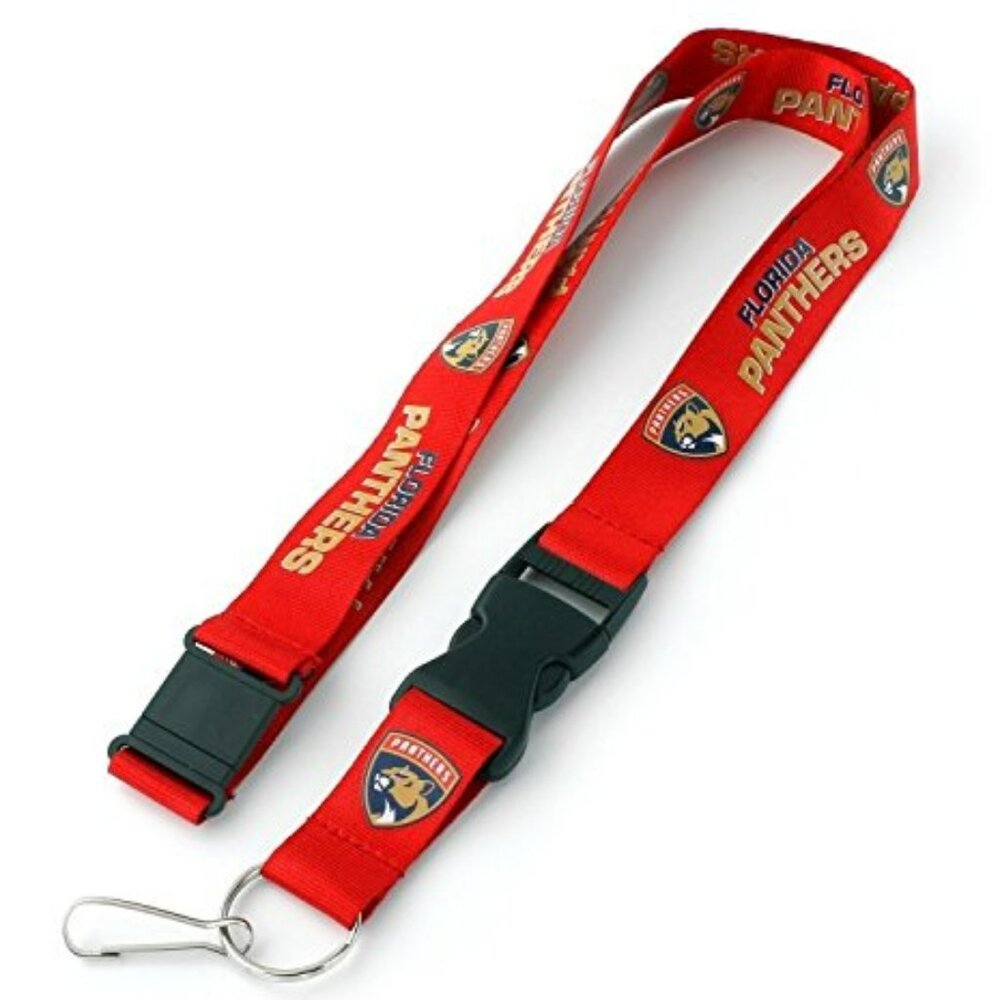 Florida Panthers ID Lanyard Keychain NHL Team Apparel NHL Licensed Item